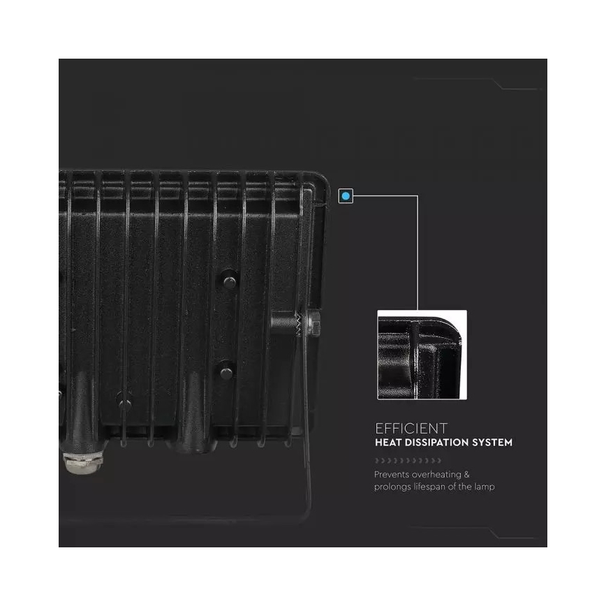 LED strålkastare  LED/20W/230V IP65 grön světlo