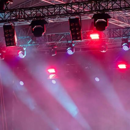LED strålkastare LED/20W/230V IP65 rosa belysning