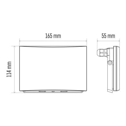 LED strålkastare LED/30,5W/230V IP65
