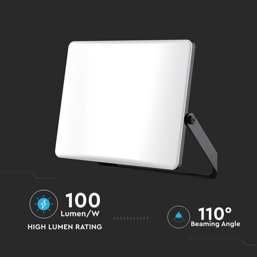 LED strålkastare LED/30W/230V 3000/4000/6500K IP65 svart