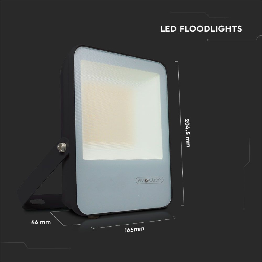 LED Strålkastare LED/30W/230V 6400K IP65 svart