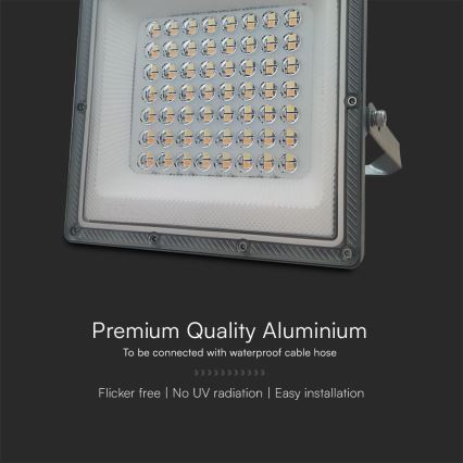 LED strålkastare LED/50W/230V IP65 3000/4000/6500K grå