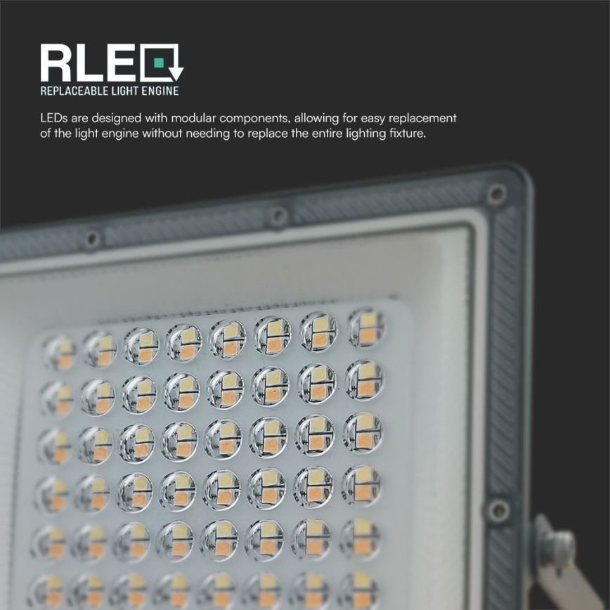LED strålkastare LED/50W/230V IP65 3000/4000/6500K grå