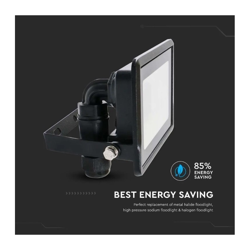 LED-strålkastare med direktanslutning SAMSUNG CHIP LED / 50W / 230V IP65 6500K