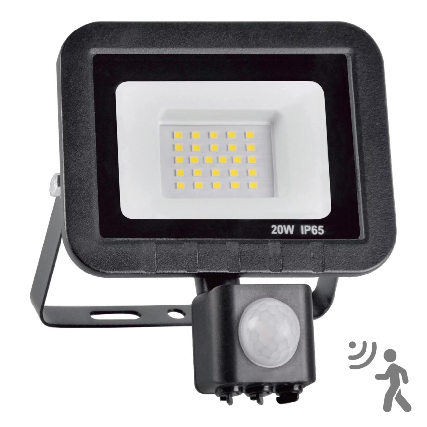LED Strålkastare med sensor LED/20W/230V IP65