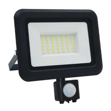 LED strålkastare med sensor LED/30W/230V 4000K IP44