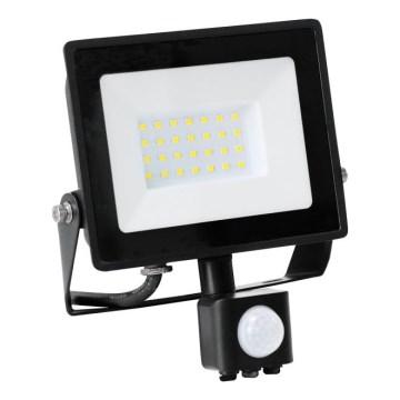 LED strålkastare med sensor LED/30W/230V 6500K IP44
