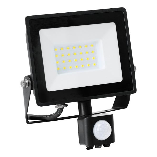 LED strålkastare med sensor LED/30W/230V 6500K IP44