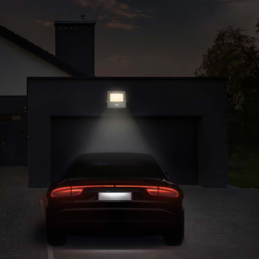 LED strålkastare med sensor LED/50W/230V 4000K IP65 vit
