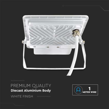 LED strålkastare med sensor LED/50W/230V 6500K IP65 vit