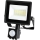 LED strålkastare med sensor MHC LED/20W/230V IP44 6500K svart