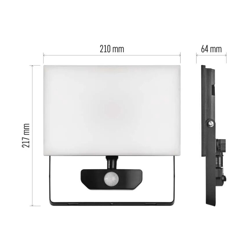 LED strålkastare med sensor TAMBO LED/50W/230V 4000K IP54