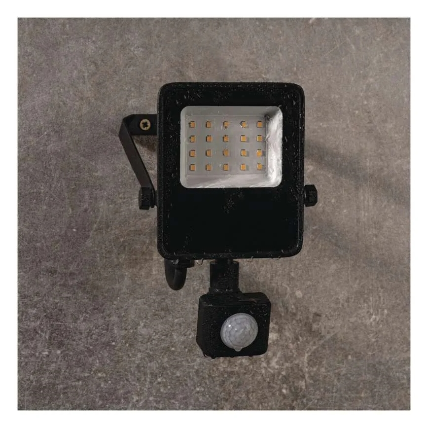 LED strålkastare med sensor VISIO LED/10W/230V 4000K IP65