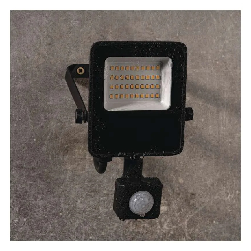 LED strålkastare med sensor VISIO LED/20W/230V 4000K IP65