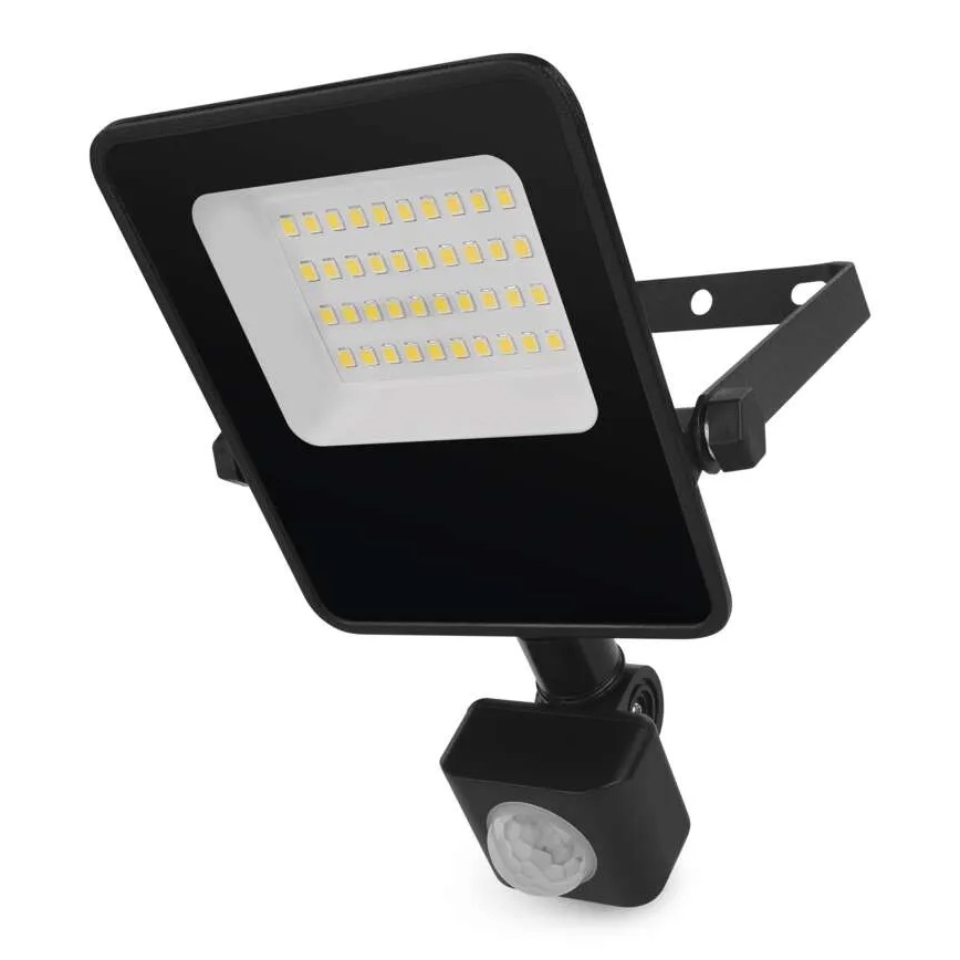 LED strålkastare med sensor VISIO LED/20W/230V 4000K IP65