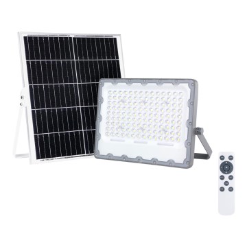 LED-strålkastare med solpanel FOCUS 100W/15000 mAh 3,2V 6000K IP65 + fjärrkontroll