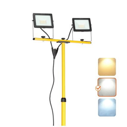 LED Strålkastare med stativ 2xLED/30W/230V IP65