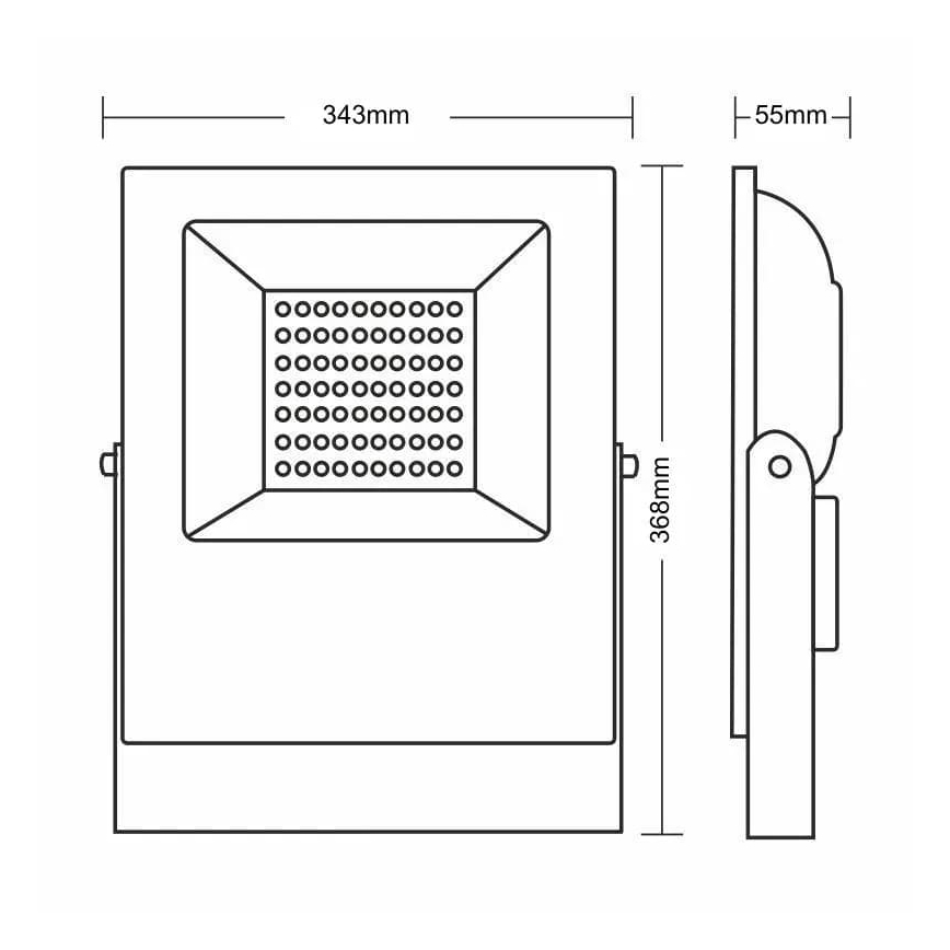 LED strålkastare PROFI PLUS LED/100W/230V 5000K IP66