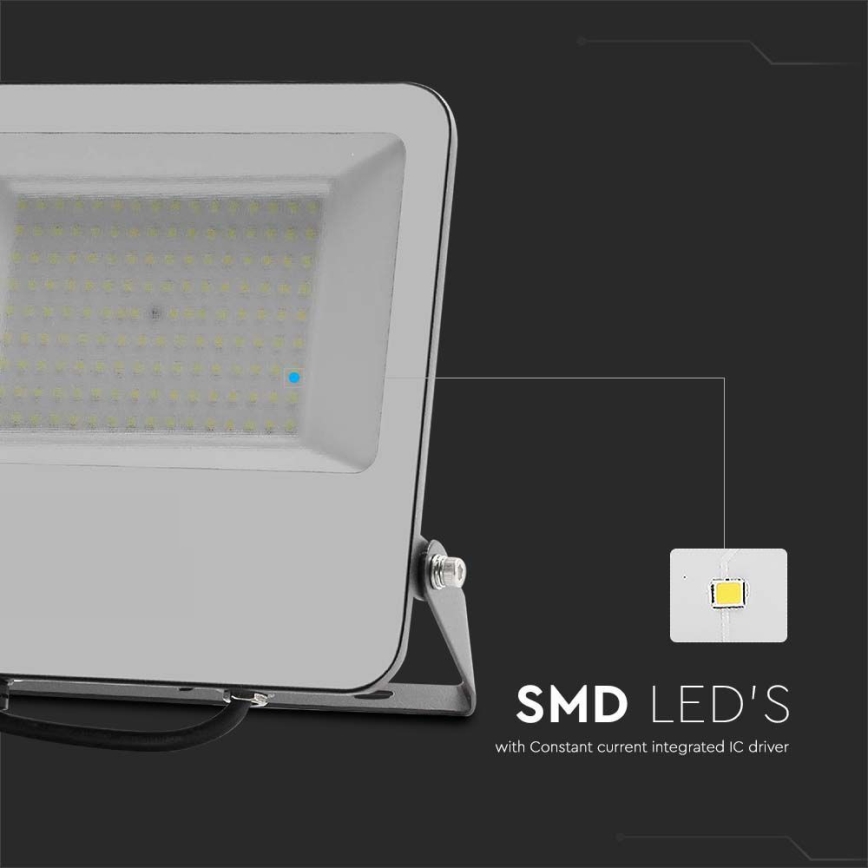 LED Strålkastare SAMSUNG CHIP LED/100W/230V 4000K IP65 svart