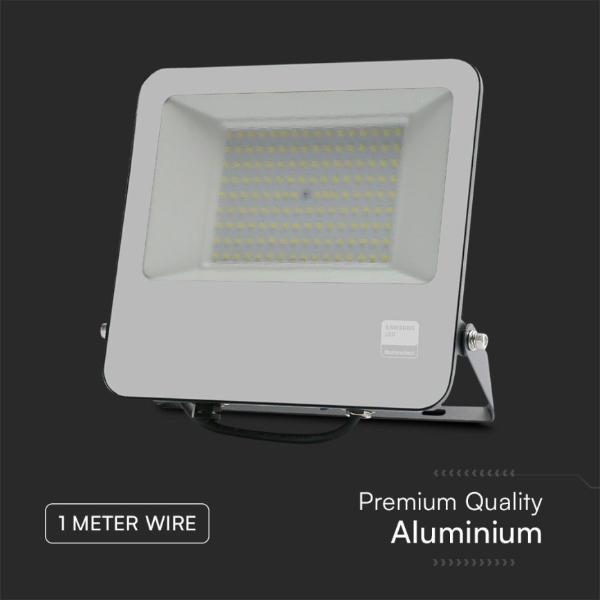 LED Strålkastare SAMSUNG CHIP LED/100W/230V 6400K IP65 svart