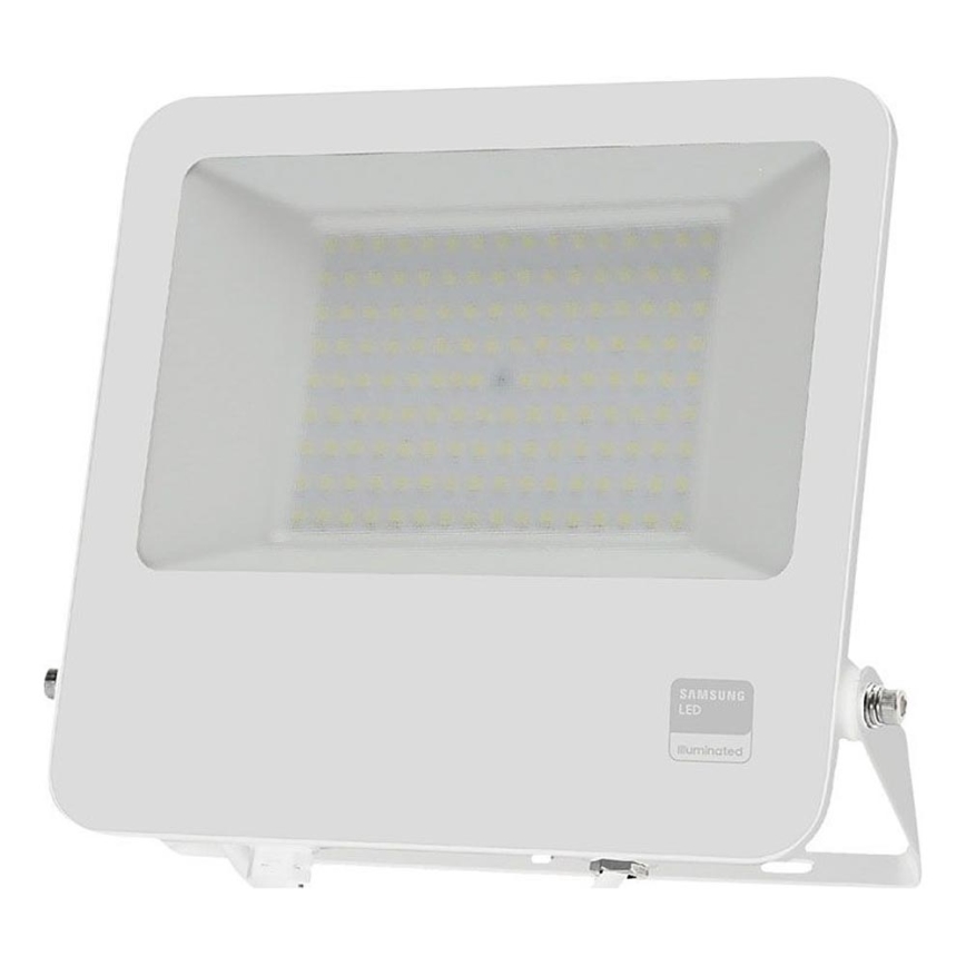 LED Strålkastare SAMSUNG CHIP LED/100W/230V 6400K IP65 vit