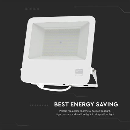LED Strålkastare SAMSUNG CHIP LED/100W/230V 6400K IP65 vit
