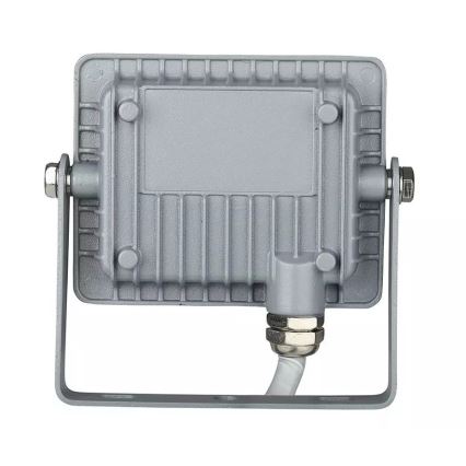LED Strålkastare SAMSUNG CHIP LED/10W/230V IP65 4000K grå