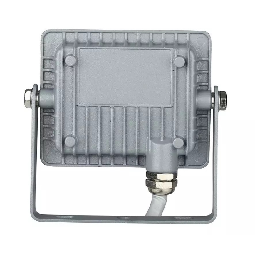 LED Strålkastare SAMSUNG CHIP LED/10W/230V IP65 4000K grå