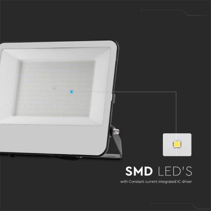 LED Strålkastare SAMSUNG CHIP LED/200W/230V 4000K IP65 svart