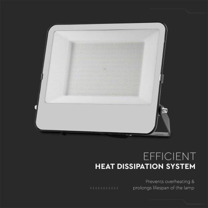 LED Strålkastare SAMSUNG CHIP LED/200W/230V 4000K IP65 svart