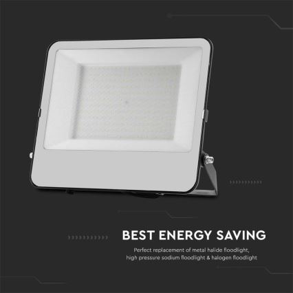 LED Strålkastare SAMSUNG CHIP LED/200W/230V 4000K IP65 svart