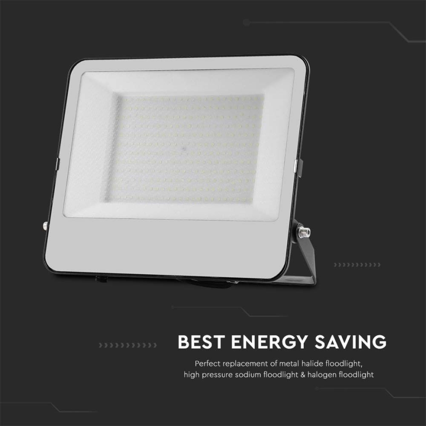 LED Strålkastare SAMSUNG CHIP LED/200W/230V 4000K IP65 svart