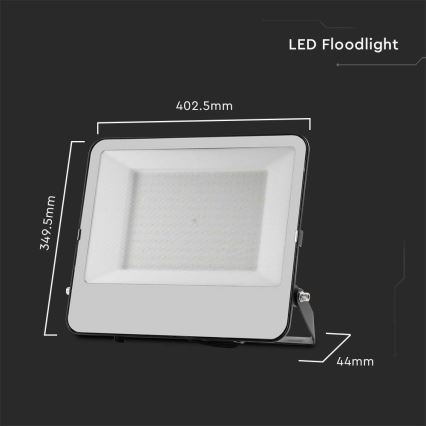 LED Strålkastare SAMSUNG CHIP LED/200W/230V 4000K IP65 svart