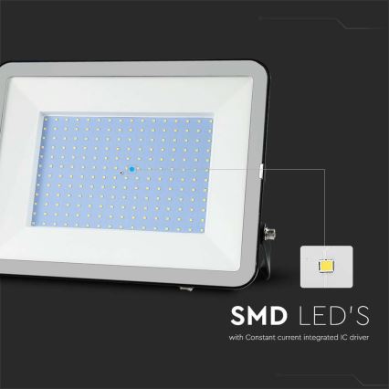 LED strålkastare SAMSUNG CHIP LED/300W/230V 6500K IP65 svart