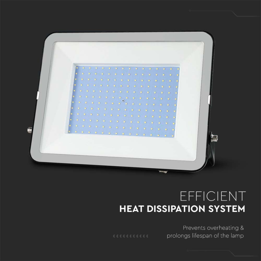 LED strålkastare SAMSUNG CHIP LED/300W/230V 6500K IP65 svart