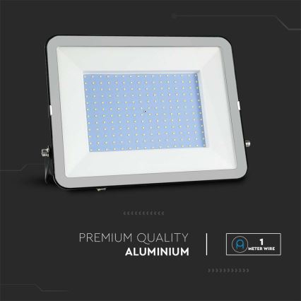 LED strålkastare SAMSUNG CHIP LED/300W/230V 6500K IP65 svart
