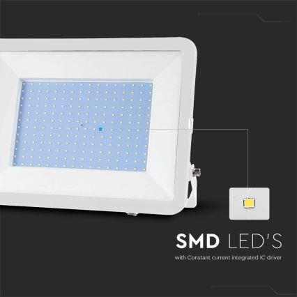 LED strålkastare SAMSUNG CHIP LED/300W/230V 6500K IP65 vit