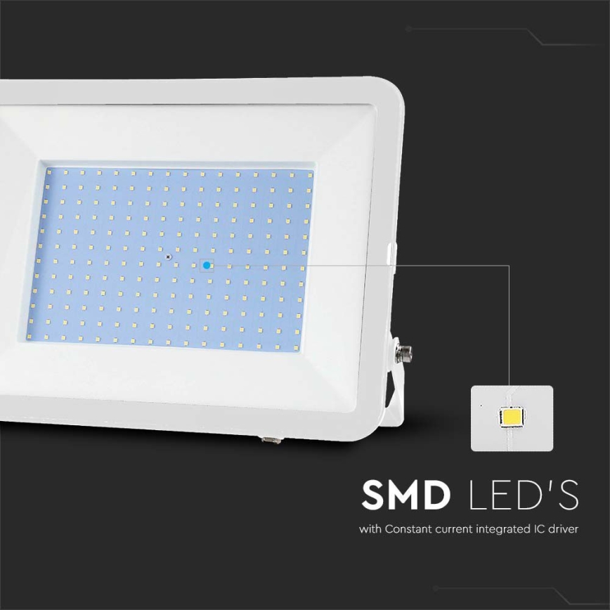 LED strålkastare SAMSUNG CHIP LED/300W/230V 6500K IP65 vit