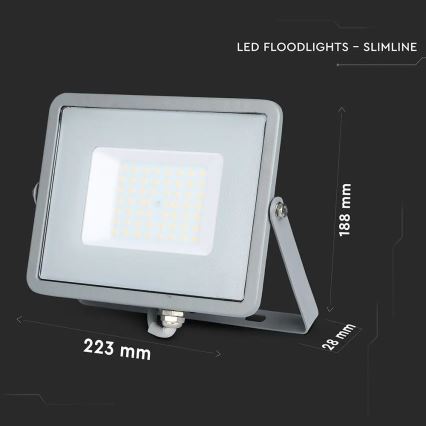 LED Strålkastare SAMSUNG CHIP LED/50W/230V 6400K IP65