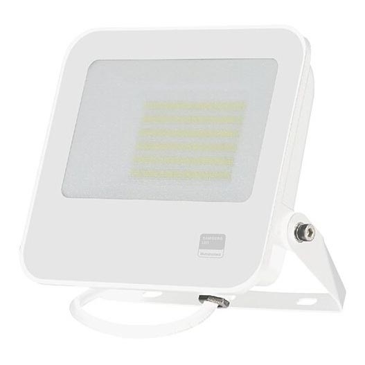 LED Strålkastare SAMSUNG CHIP LED/50W/230V 6500K IP65 vit