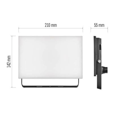 LED strålkastare TAMBO LED/50W/230V 4000K IP65