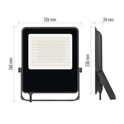LED Strålkastare VISIO LED/100W/230V 4000K IP65