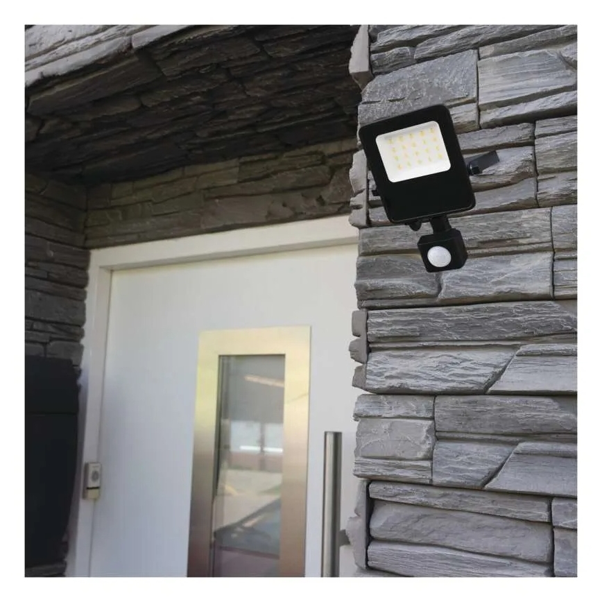 LED-strålkastare med sensor VISIO LED/10W/230V 4000K IP65