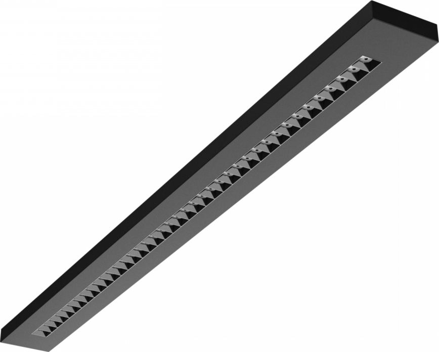 LED Tak- och pendellampa PLANK LED/20/30/40W/230V 2700/4000/6000K CRI 90 svart