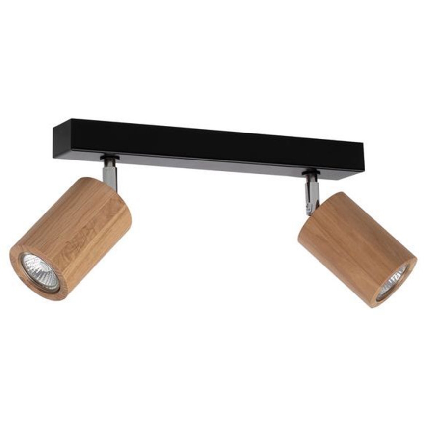 LED Tak spotlight MATTI 2xGU10/5W/230V ek - FSC-certifierad