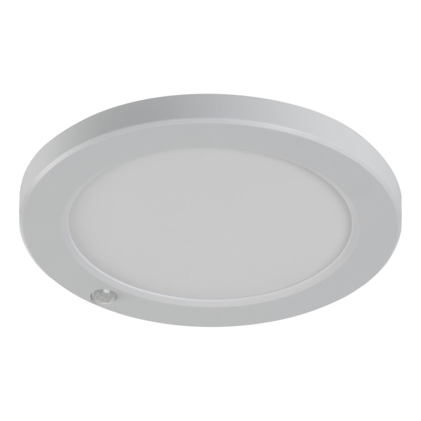 LED Tak/upphängd taklampa med rörelsedetektor 2i1 ERGA LED/17W/230V 3000/4000/6500K vit