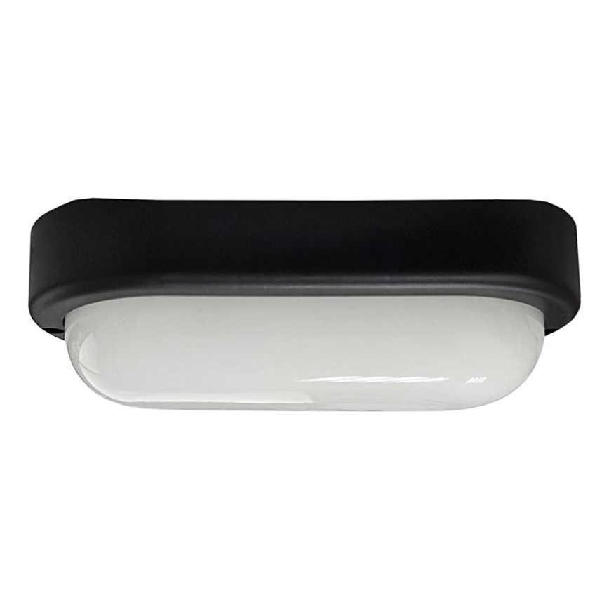 LED takarmatur för utomhusbruk LED/8W/230V 4200K IP64 svart