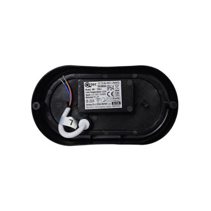 LED takarmatur för utomhusbruk LED/8W/230V 4200K Ø 14 cm IP64 vit