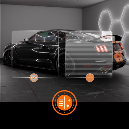 LED takarmatur HEXAGON LED/192W/85-265V 6500K 298x209 cm CRI 90 IP54 vit