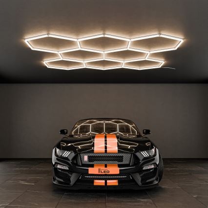 LED takarmatur HEXAGON LED/280W/85-265V 4000K 313x298 cm CRI 90 IP54 vit